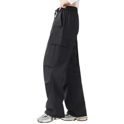 Straight leg cargo trousers womens