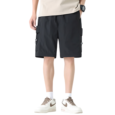 Stretch men hiking cargo shorts