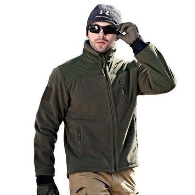 Tactical army fleece jacket