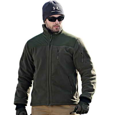 Tactical army fleece jacket