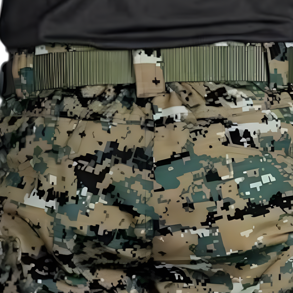 Tactical camo cargo pants