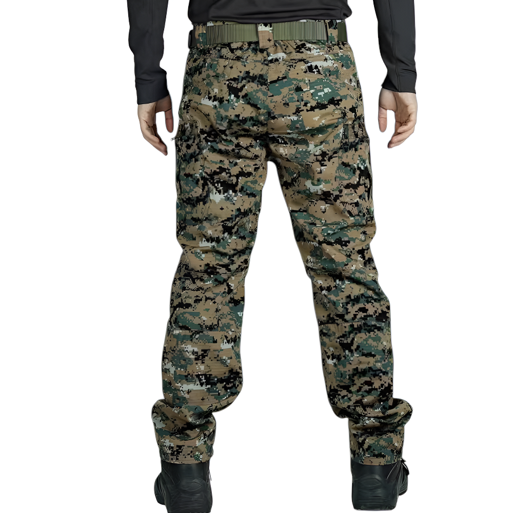 Tactical camo cargo pants