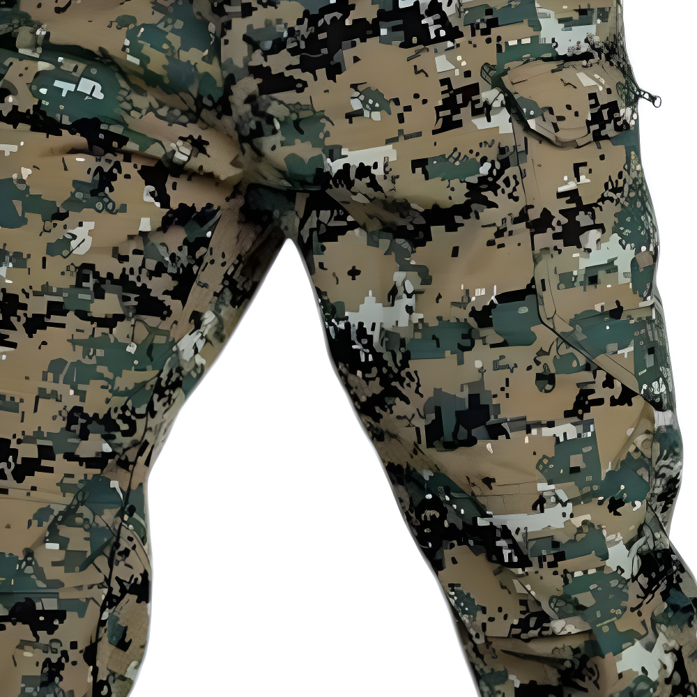Tactical camo cargo pants