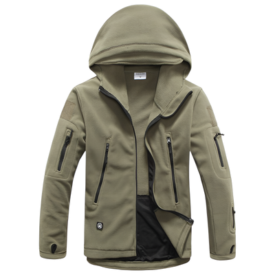 tactical outdoor hoodie zip up
