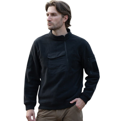 Tactical winter fleece pullover