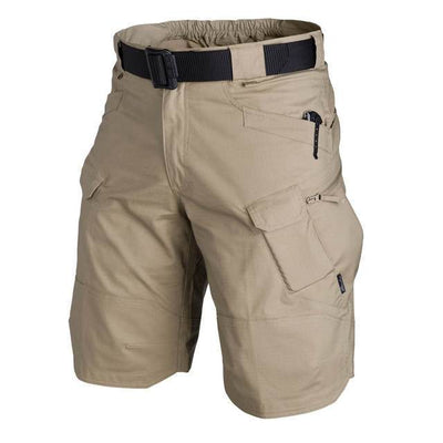 Urban khaki tactical combat shorts