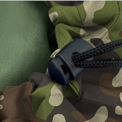 Warm camo sleeping bag