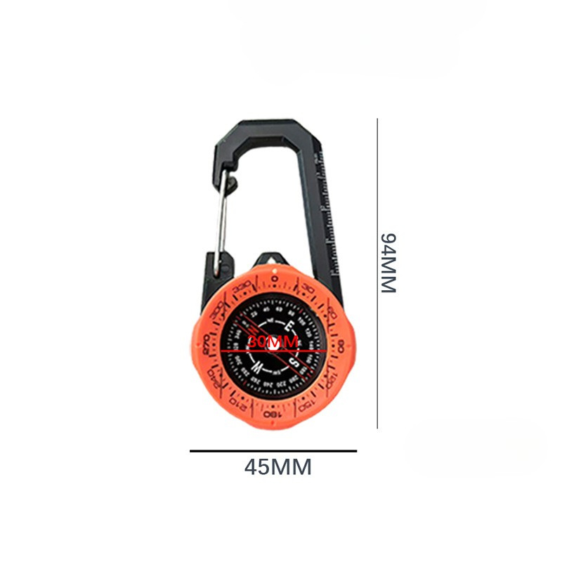 Waterproof Carabiner Compass