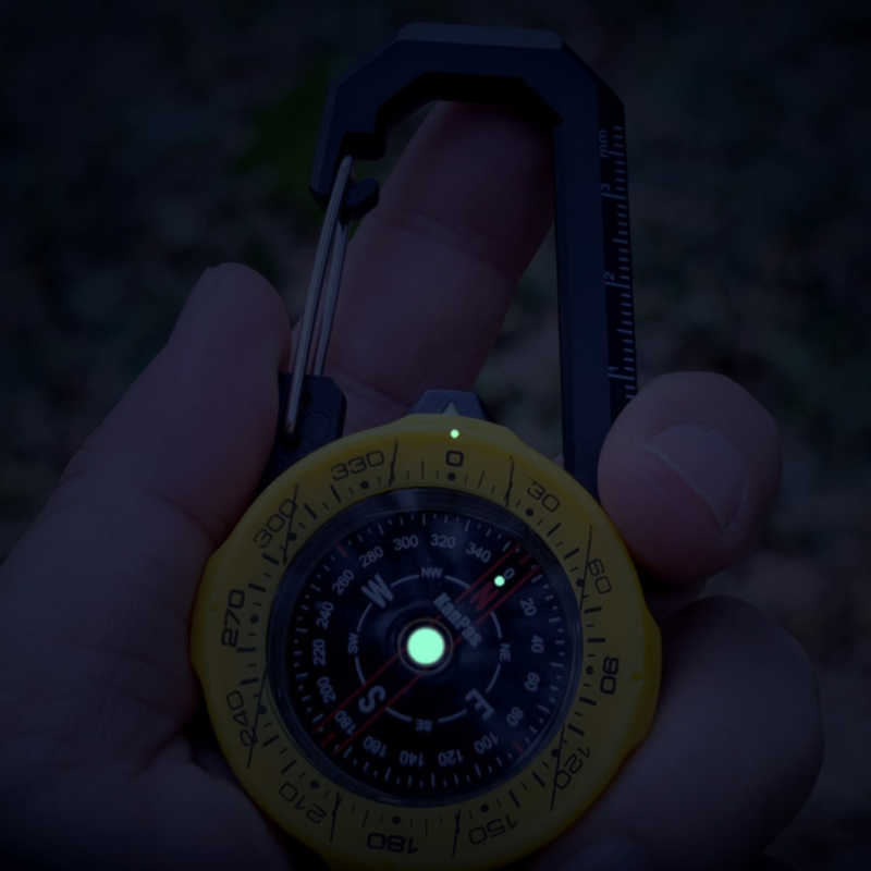 Waterproof Carabiner Compass