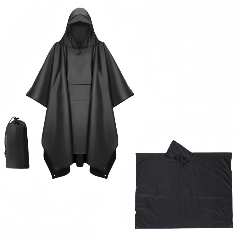 waterproof multi purpose rain poncho