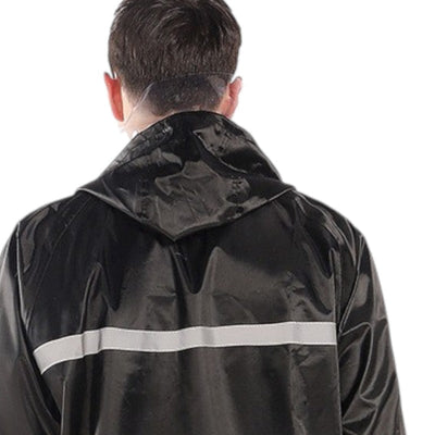 Waterproof poncho black