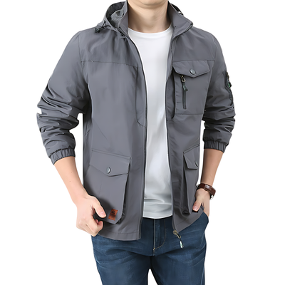 Waterproof zip down hoodie