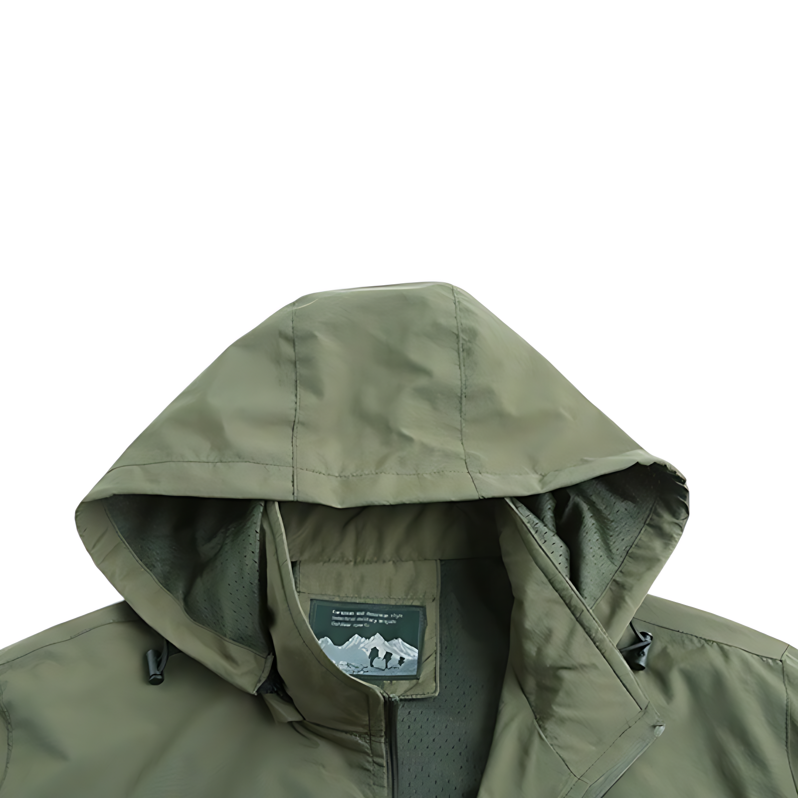 Waterproof zip down hoodie