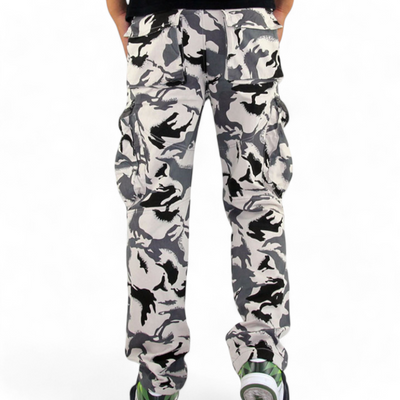 White Army Cargo Pants