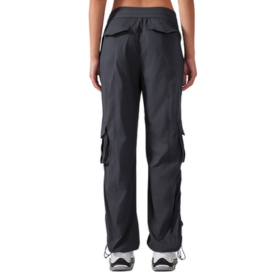 Womens wide leg cargo trousers