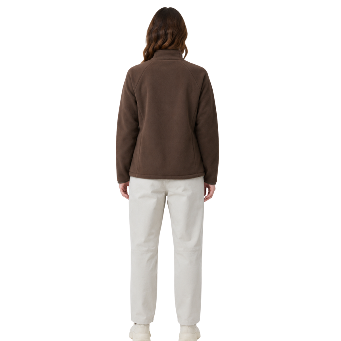 Brown fleece jacket