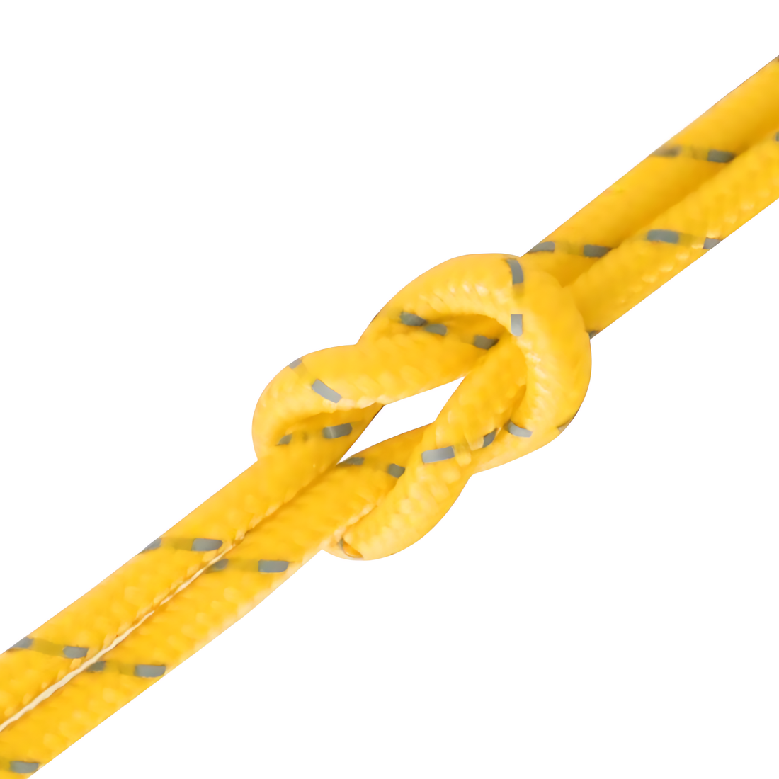 Reflective guy rope