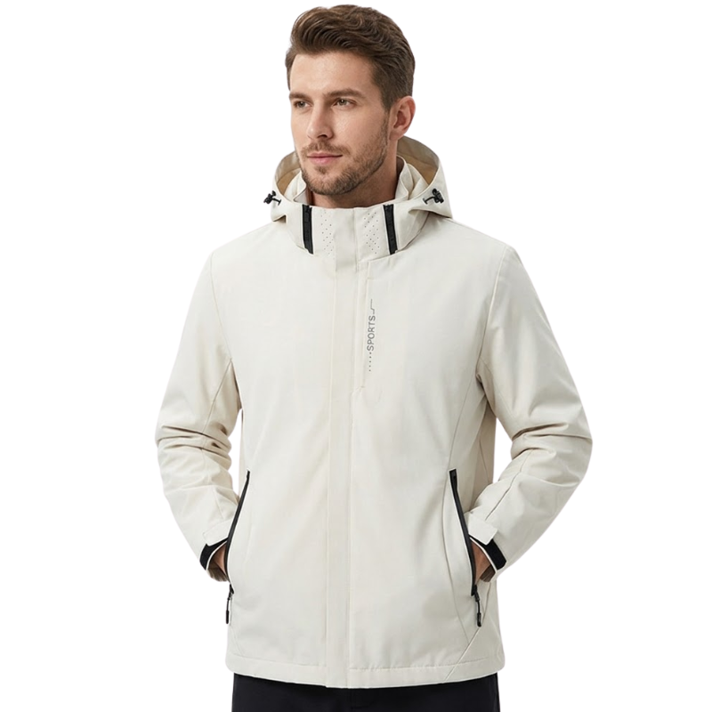 Men's waterproof rain jacket