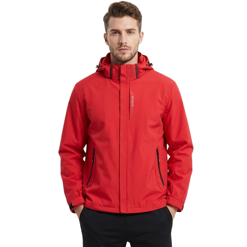 Men's waterproof rain jacket