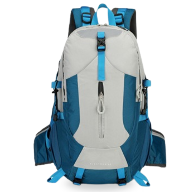 Pink hiking backpack