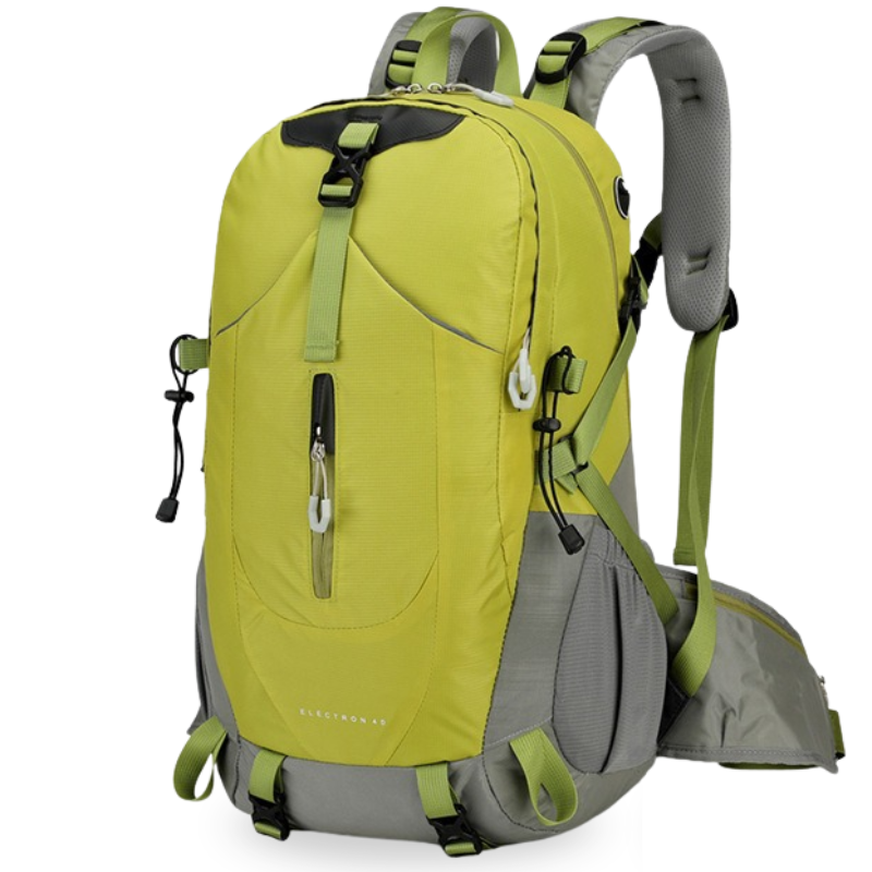 Pink hiking backpack