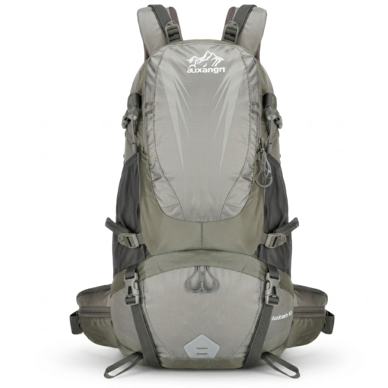 Hiking backpack with rain cover