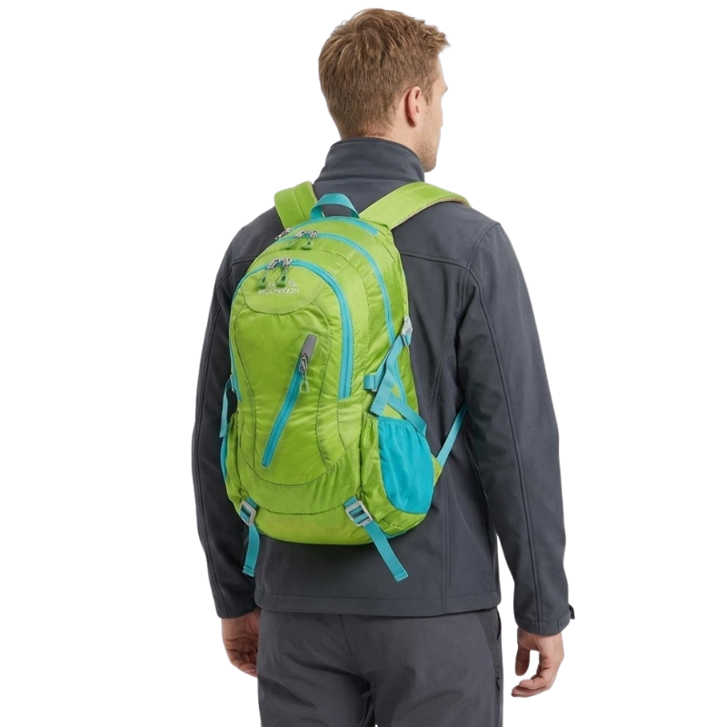 Water resistant hiking backpack