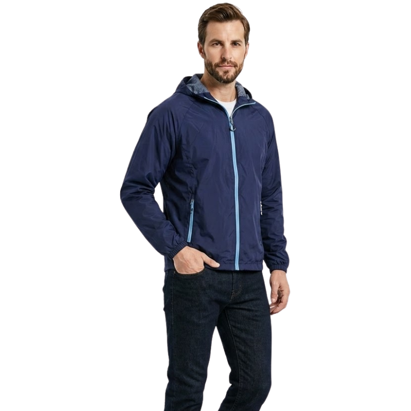 Lightweight windbreaker jacket