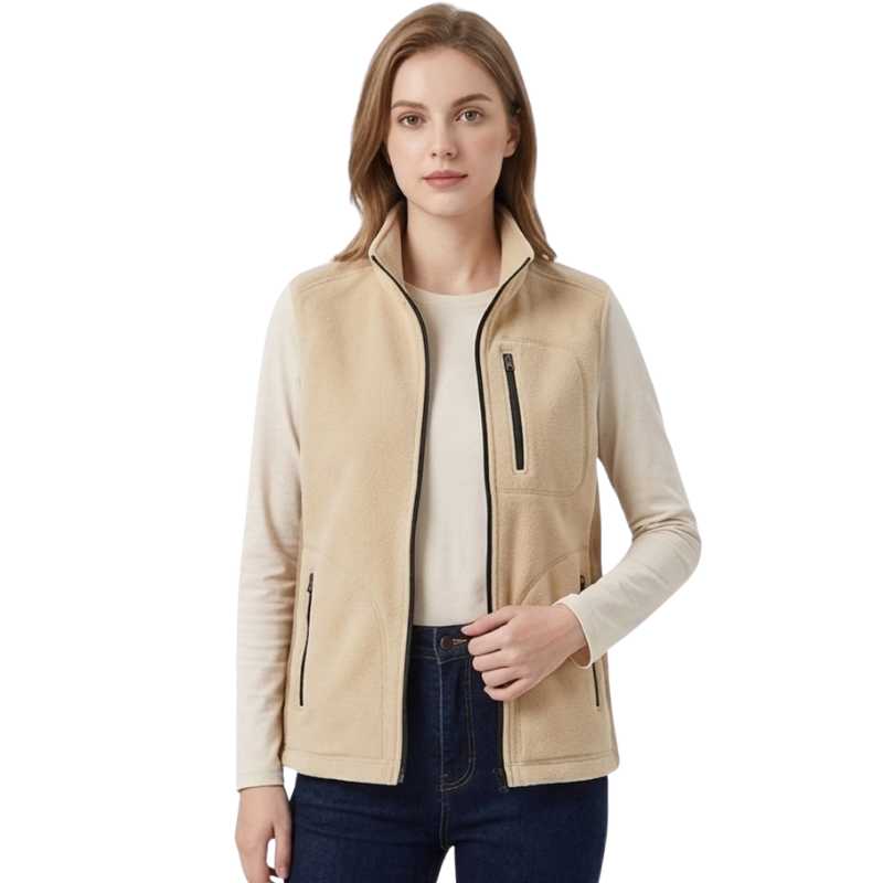 Womens polar fleece vest