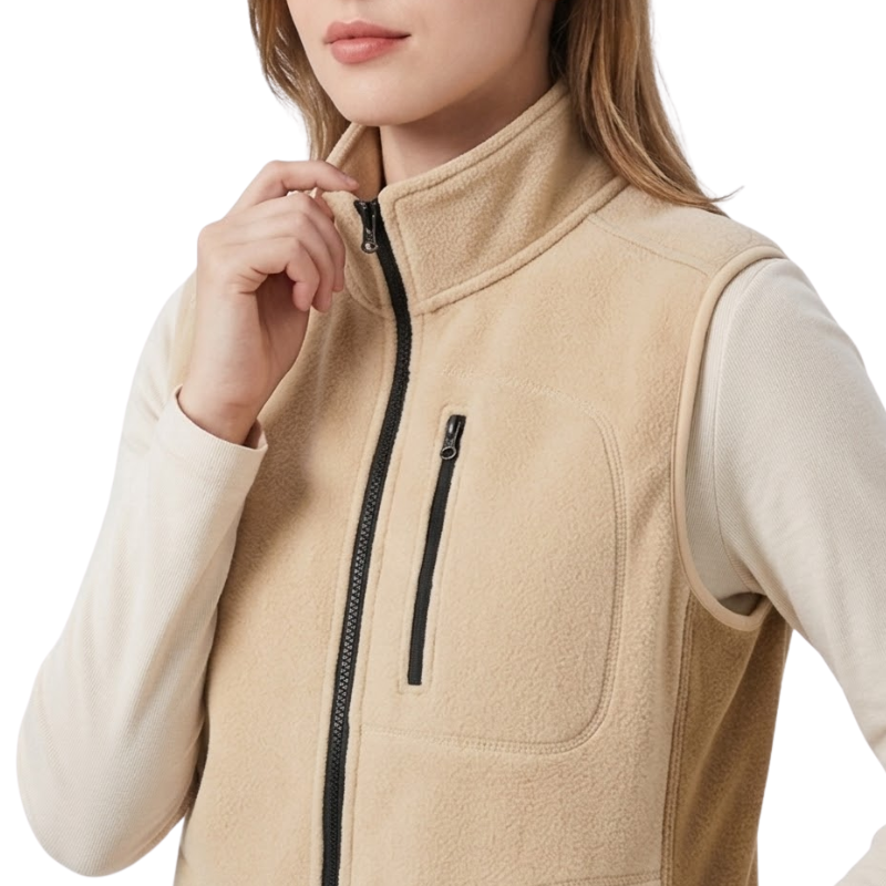 Womens polar fleece vest