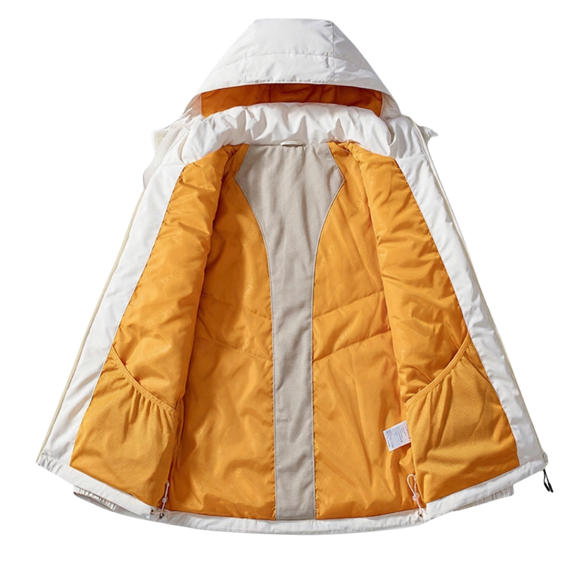 Women's hooded rain jacket