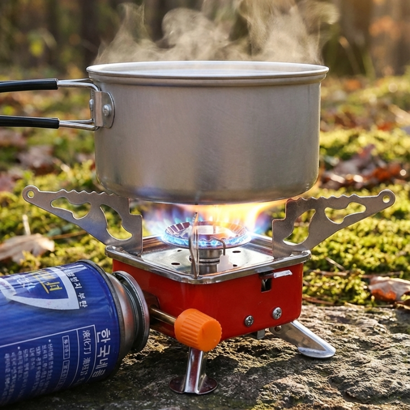 Butane camping stove