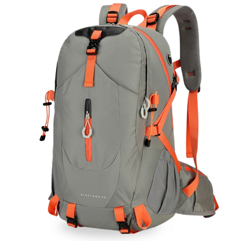 Pink hiking backpack