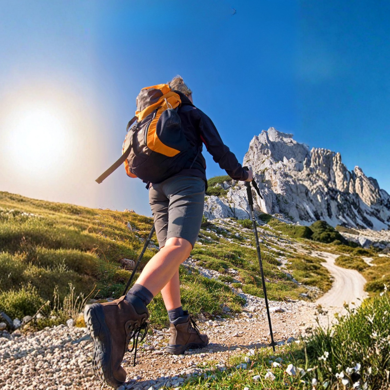 Lightweight trekking poles