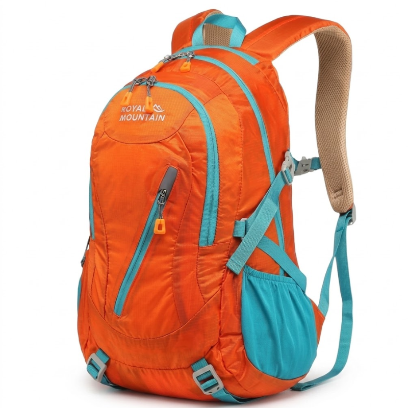 Water resistant hiking backpack