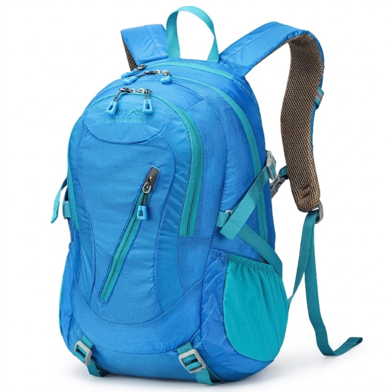 Water resistant hiking backpack