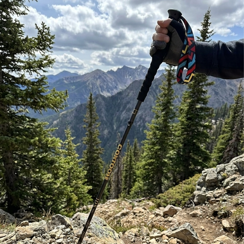 Trail running poles