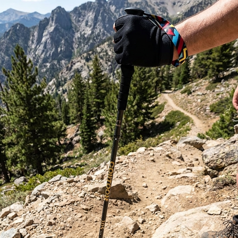 Trail running poles
