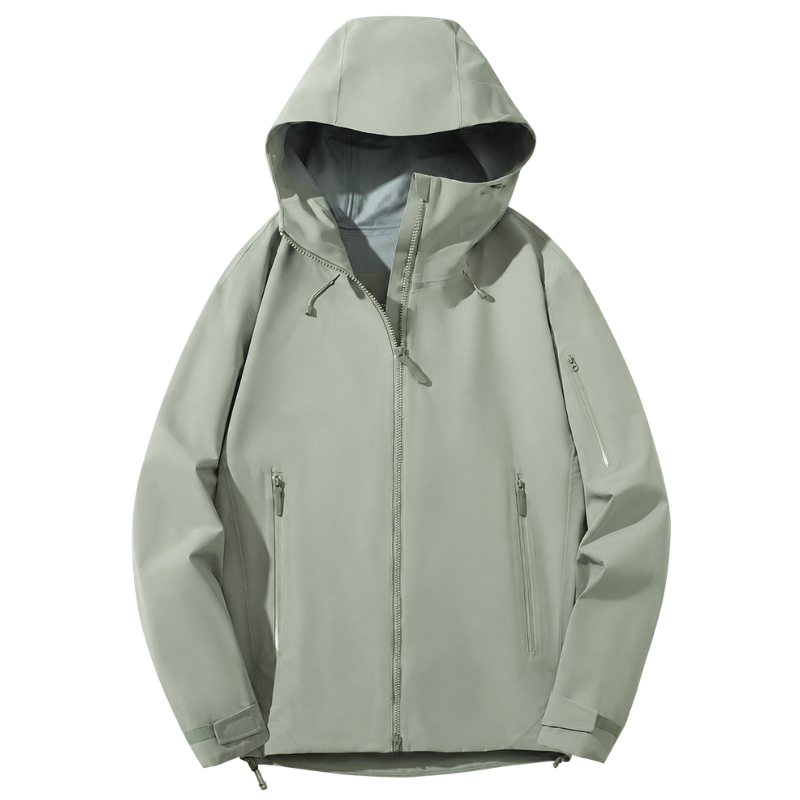 Waterproof shell jacket