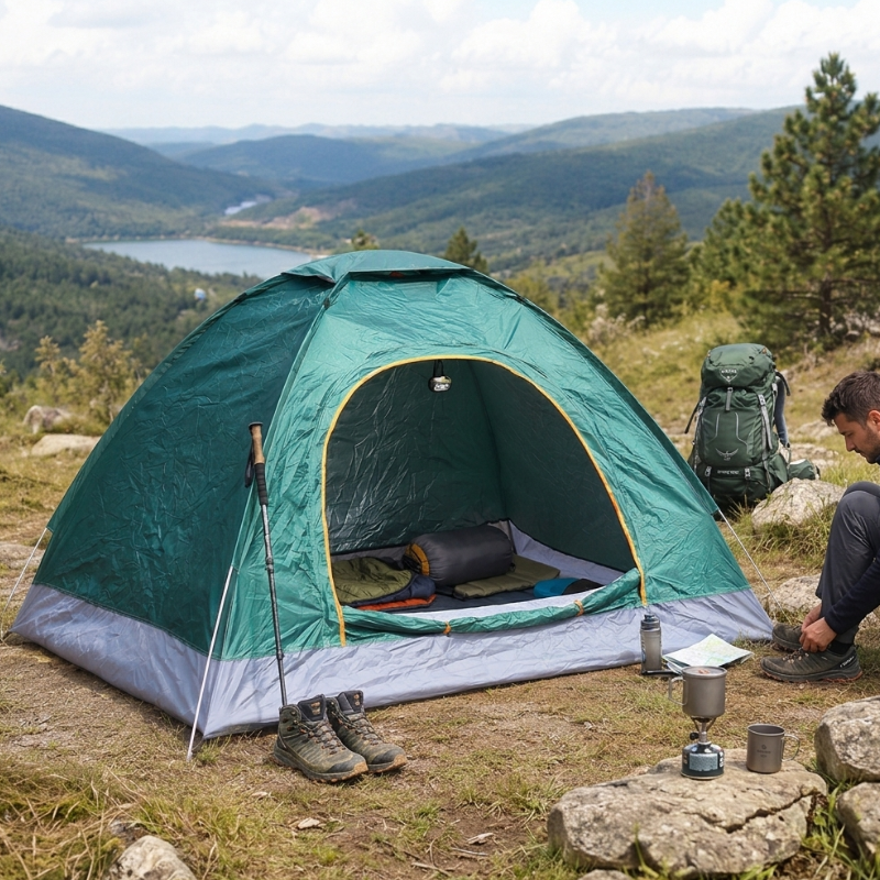 3 person pop up tent