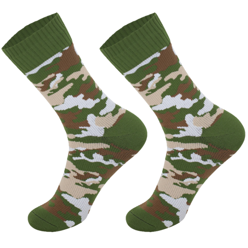 Waterproof crew socks