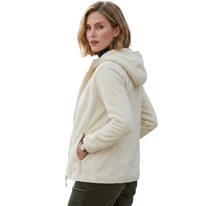 Womens lined fleece jacket
