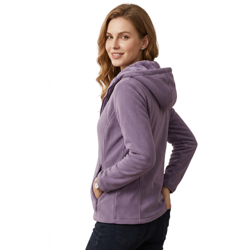 Womens lined fleece jacket