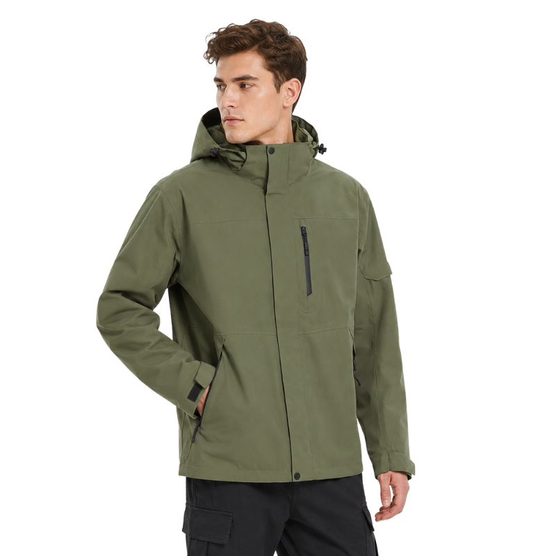 Mens waterproof winter jacket