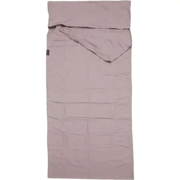 Sleeping bag liner with pillow pocket