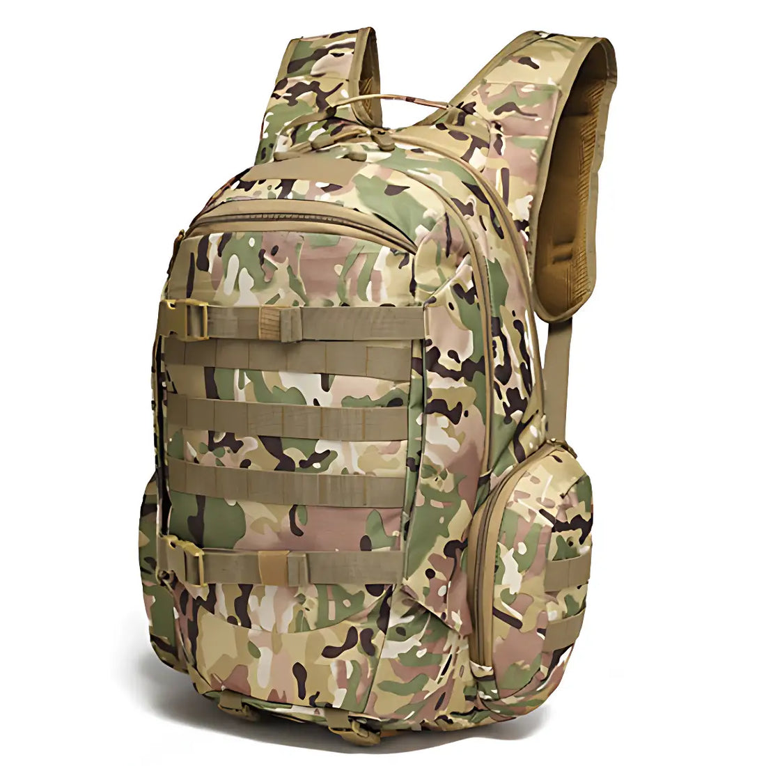 Tan tactical backpack
