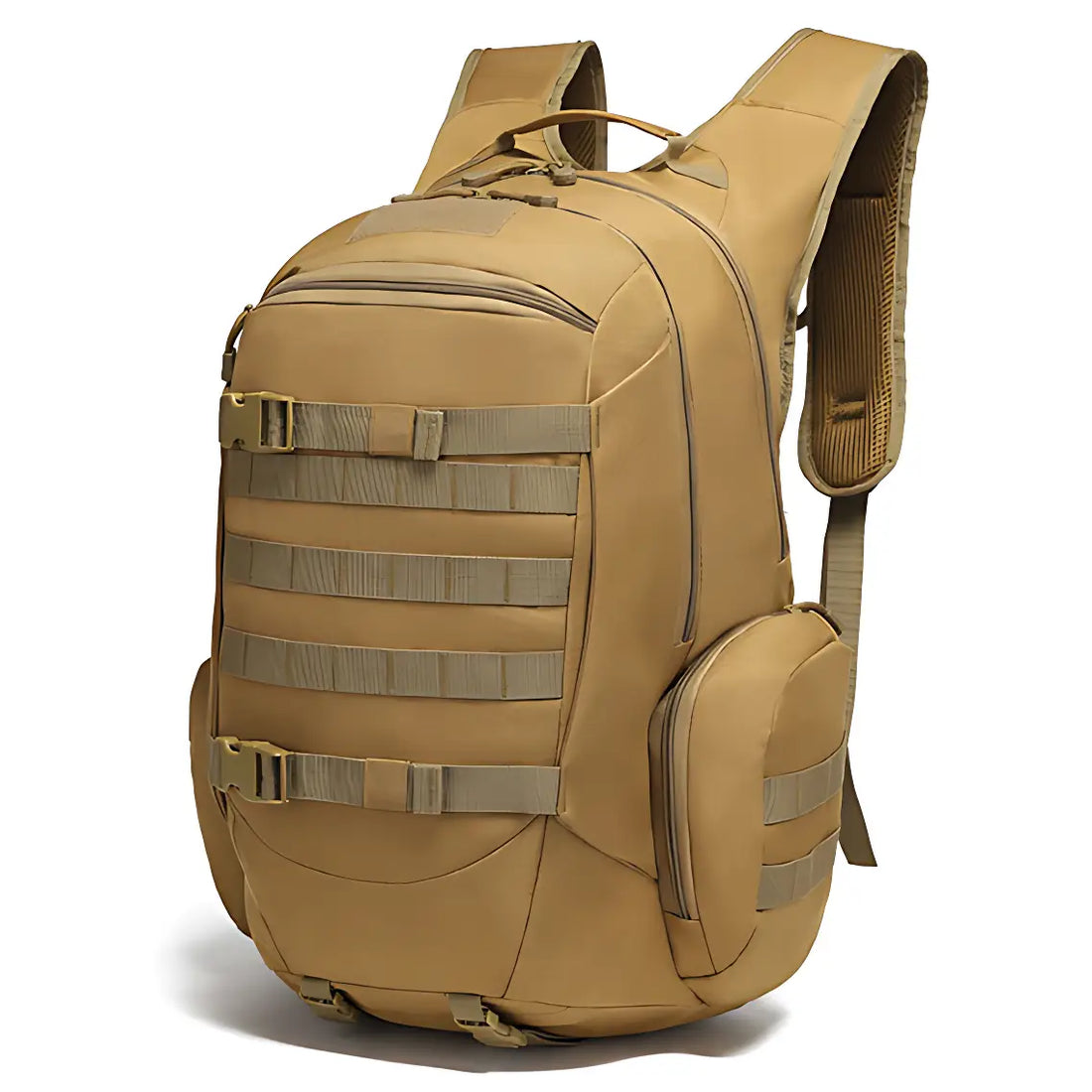 Tan tactical backpack