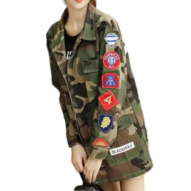 Ladies camo jacket