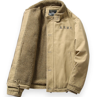 US army fleece jacket