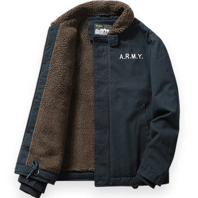 US army fleece jacket
